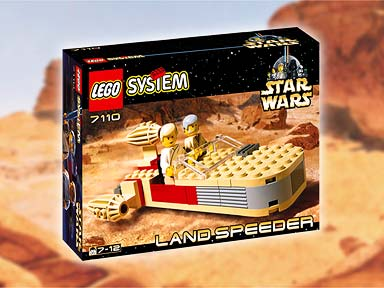 LEGO Set-Landspeeder-Star Wars / Star Wars Episode 4/5/6-7110-4-Creative Brick Builders